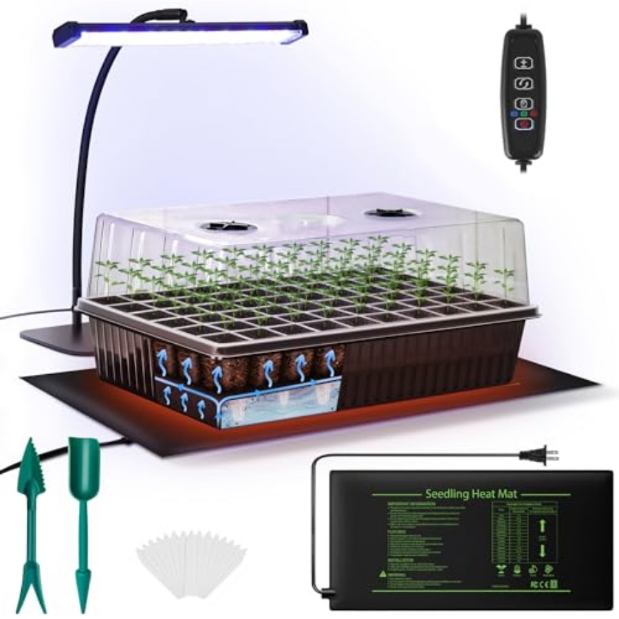 60-Cell Self-Watering Seed Sta - Humidity Dome Kit recension och pris