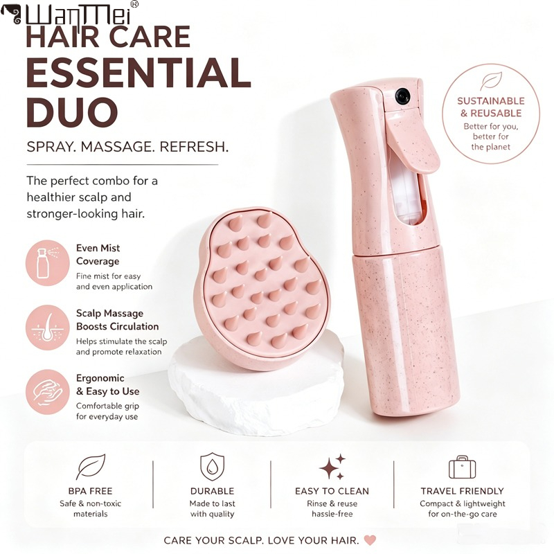 Hair Care Set Refillable Fine  - Misting Bottle Fine recension och pris