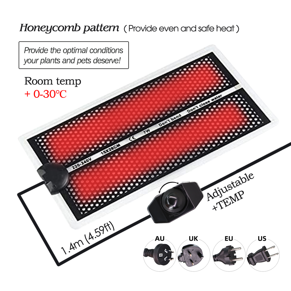 5-20W Garden Seedlings Heating - Heat Mat Seedling recension och pris